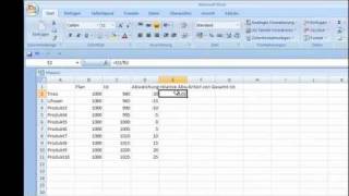 Erstellung der ersten Formel mit Excel [upl. by Amaso660]