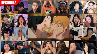 Full Episode Chainsaw Man Episode 7 Reaction Mashup  チェンソーマン [upl. by Alban]