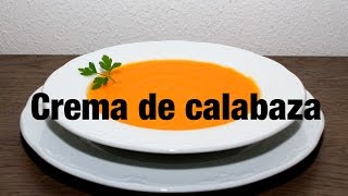 Crema De Calabaza  sana facil y rapida [upl. by Aisek]