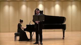 바리톤 박승빈 JMassenet  Riez allez riez du pauvre idéoloque from Opera ‘Don Quichotte’ [upl. by Ronel]