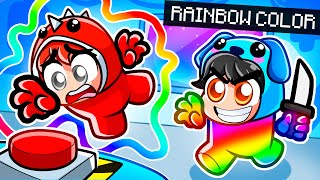 Playing As RAINBOW COLOR Imposters In Among Us [upl. by Asiat449]