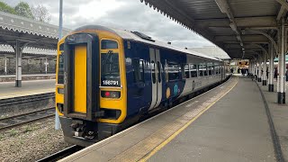 Northern 158 Trains  Adwick to Sheffield Rail Ride [upl. by Arahs]