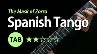 Spanish Tango The Mask of Zorro  Tab amp Lesson [upl. by Errehs]