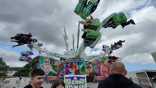 VID Penicuik techno power Taylors of Edinburgh funfair 2024 [upl. by Jerald]