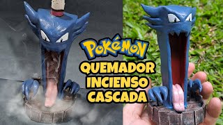 COMO HACER un QUEMADOR de INCIENSO de CASCADA  Pokémon Haunter  tutorial Masilla Moldeable [upl. by Iatnwahs]