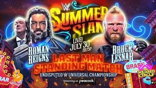 Brock Lesnar vs Roman Reignssong version Highlights Last Man Standing Match  WWE SUMMERSLAM 2022 [upl. by Amo]