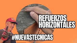 2 formas de hacer refuerzo con ladrillos en U  LAS TECNICAS DE LA SOLUCION 👌 [upl. by Tupler]