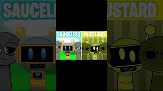 Sprunki but in MUSTARD Sauceless Versions vs Mustard Versions incrediboxmix incredibox sound [upl. by Ellie]