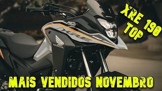 Motos Mais Vendidas em Novembro de 2024 motosmaisvendidas2024 topmotos [upl. by Snow]