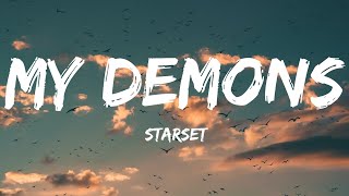 StarsetMy Demons Lyrics Video [upl. by Aala]