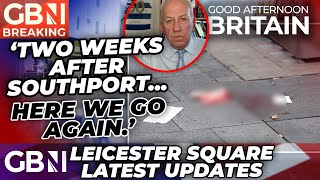 Leicester Square stabbing Here we go again FUMES ExCop in knife crime rant as young girl stabbed [upl. by Marutani]