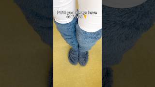 You need this for your cold feet 🥹 fyp legwarmers socks cozy cold [upl. by Leehar]