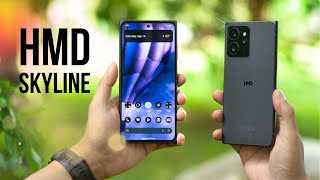 HMD Skyline Review ទូរសព្ទ Lumia ដើរដោយ Android ប្រើ Qi2 ដំបូងគេ [upl. by Ahsiekam655]