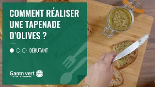 TUTO Comment réaliser une tapenade dolives   Jardinerie Gamm vert [upl. by Broida]