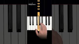 Only 3 NOTES for EASY Halloween piano 🎃 pianotutorial shorts [upl. by Adnala238]