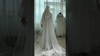 Wedding dress for Hijabi girl muslimah hijab muslimclothing hijabstyle abaya youtubeshorts [upl. by Borek]