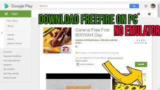 How to download freefire on pc How to download freefire on pc with out emulator part 2 [upl. by Naira108]