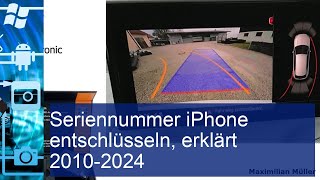 iPhone Seriennummer entschlüsseln So einfach gehts von 2010 bis 2024 [upl. by Ennovahc]