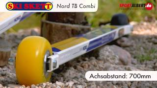 Skiroller Skiskett Nord TB Combi Skate Classic wwwsportalbertde [upl. by Tsepmet315]