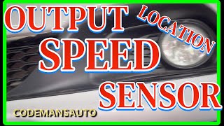 Output Speed Sensor and location on a 2009  up Dodge Caravan [upl. by Gilbertine594]