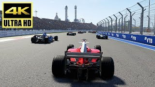 4K F1 2019  FERRARI 2004 Russia Sochi Autodrom Gameplay PS4 Pro  ᵁᴴᴰ 60ᶠᵖˢ ✔ [upl. by Shannah]