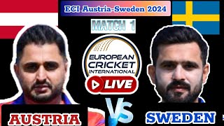 Austria vs Sweden T10 live  AUT vs SWE live  ECI Live Score amp Commentary [upl. by Anirol669]