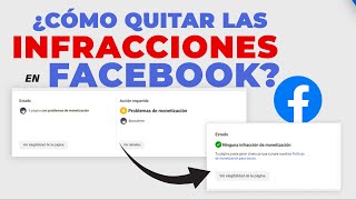 ¿ Cómo quitar las INFRACCIONES en tu página de FACEBOOK ¿ Funciona o no [upl. by Eciruam966]