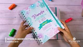 AGENDAS PERSONALIZADAS 2019 [upl. by Aihsyak]