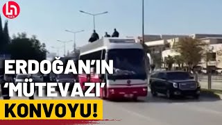 quotİtibardan tasarruf olmazquot İşte Erdoğanın 43 araçlık konvoyu [upl. by Recneps726]