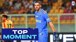 Falcone’s exceptional save  Top Moment  LecceCremonese  Serie A 202223 [upl. by Ayitahs]