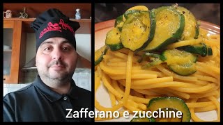 Pasta Zucchine e ZafferanoPiatto Vegetariano [upl. by Finny697]