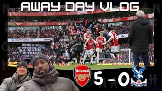 Crystal Palace Vs Arsenal  AWAY VLOG  cpfc Afc crystalpalace Arsenal premierleague Gunners [upl. by Atnohs]