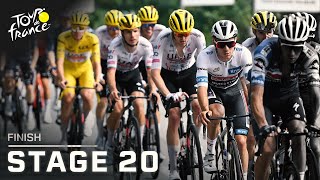 Highlights 2024 Tour de France Stage 20 finish  Cycling on NBC Sports [upl. by Niahs]