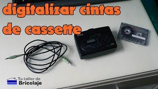 Cómo digitalizar una cinta de cassette [upl. by Matthieu458]