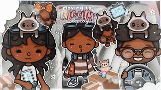 Moving To The City  📦🕸️🌃  VOICED🎙️  Toca Boca World Roleplay 🍂🏹 [upl. by Esirahc986]