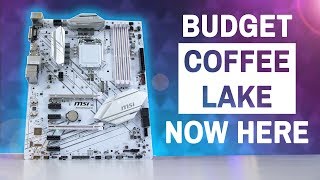 Affordable Coffee Lake Motherboards Are Here  MSI B360 Gaming Arctic Review GIVEAWAY [upl. by Klute619]