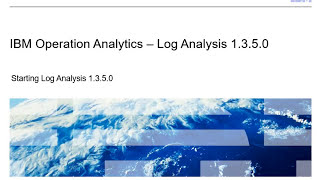 IBM Operation Analytics  Log Analysis Starting Log Analysis 135 [upl. by Melcher]