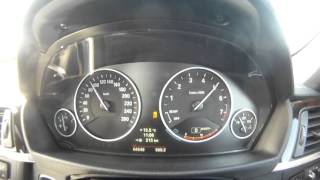 2012 BMW 320i F30 Auto acceleration 0160kmh [upl. by Eemiaj]