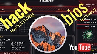 BIOS Settings Hackintosh x99 tutorial [upl. by Doro]