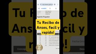 Recibo anses rapido [upl. by Nylidnarb]