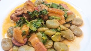 Receita de favas guisadas à portuguesa by necasdevaladares [upl. by Nairrod]