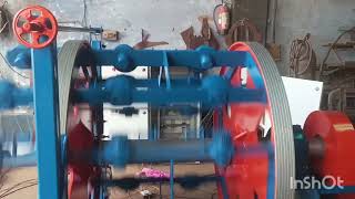 Wire Twisting conductor twistingArmouring machine [upl. by Siugram]