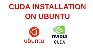 How to install CUDA on UBUNTULinux  CUDA installation in 2024 [upl. by Eido643]