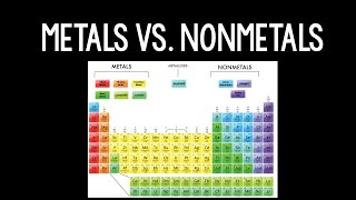 Metals vs Nonmetals [upl. by Runkel]