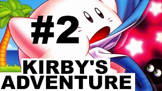 Kirbys Adventure CRT gameplay nintendo retrogaming nes [upl. by Yenttirb]