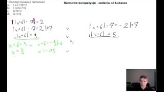 Rozwiąż równania i nierówności  część 1 [upl. by Idas]