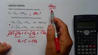 TERMOQUIMICA 3 ENTALPÍA DE UNA REACCIÓN UTILIZANDO LA LEY DE HESS PARA QUÍMICA DE BACHILLERATO [upl. by Anaujahs608]