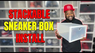 The Must Have Pinkpum 12 Sneaker Stackable Shoe Box  Unboxing  Install [upl. by Hannah]