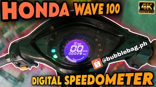 PAANO MAG INSTALL NG DIGITAL SPEEDOMETER SA HONDA WAVE 100 digitalspeedometer [upl. by Sacha]