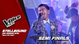 The Voice Kids Jan Hebron Ecals COMFORTING voice in Mula Sa Puso  Semi Finals [upl. by Fahey]